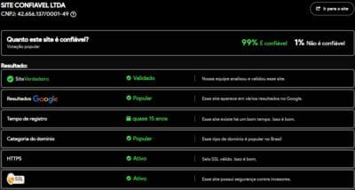 Site verificado e verdadeiro:h22com